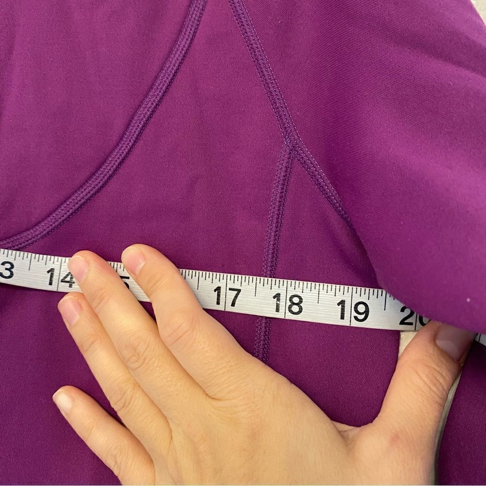 Title Nine purple meryl nylon fleece lined full Zip Hooded jacket coat - Large - Picture 7 of 11